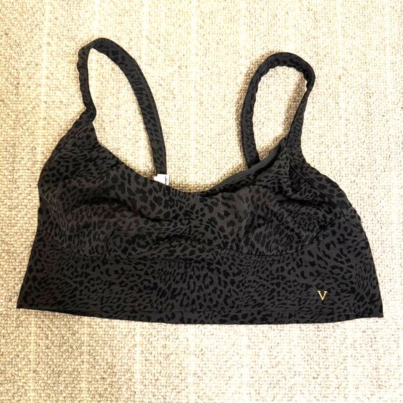 Victoria's Secret Other - Black and gray leopard print victoria's secret bralette women's XL